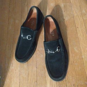 Retro leather Gucci loafers